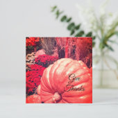 Herfst Oogstkaart Feestdagenkaart (Staand voorkant)