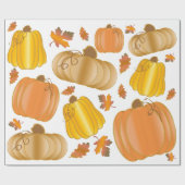 Herfst oogstpapier cadeaupapier (Vlak)