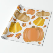 Herfst oogstpapier cadeaupapier (Uitgerold)