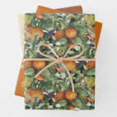 Herfst oogstthema inpakpapier vel (In situ)