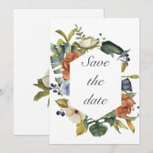 Herfst oogstthema kaart (Voorkant / Achterkant)