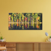 Herfst op Beardsley Pond Canvas Afdruk (Insitu (Woonkamer))