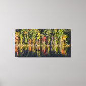 Herfst op Beardsley Pond Canvas Afdruk (Voorkant)