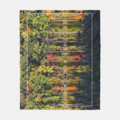 Herfst op Beardsley Pond Fleece Deken (Voorkant)