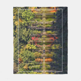 Herfst op Beardsley Pond Fleece Deken