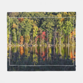 Herfst op Beardsley Pond Fleece Deken
