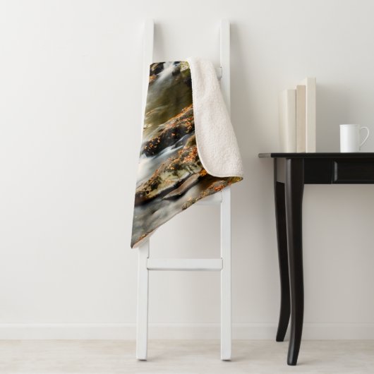 Herfst op Big Creek Sherpa Deken (In situ)