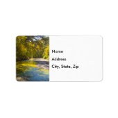 herfst op Busiek Painterly-adreslijst Etiket (Voorkant)