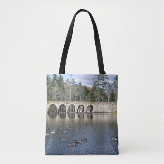 Herfst op Byrd Lake Tote Bag (Voorkant)