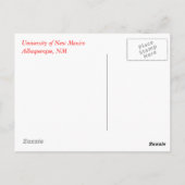 Herfst op Campus II Briefkaart (Achterkant)