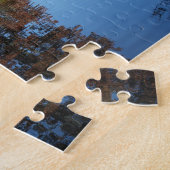 Herfst op de meerpuzzel 10x14 legpuzzel (Zijkant)