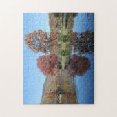 Herfst op de meerpuzzel 10x14 legpuzzel (Verticaal)