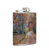 Herfst op de vuistweg heupfles (Rechts)