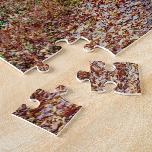 Herfst op de vuistweg legpuzzel (Zijkant)