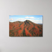 Herfst op Hawksbill Mountain, North Carolina Canvas Afdruk (Voorkant)