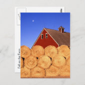 Herfst op het Boerderij Briefkaart (Voorkant / Achterkant)