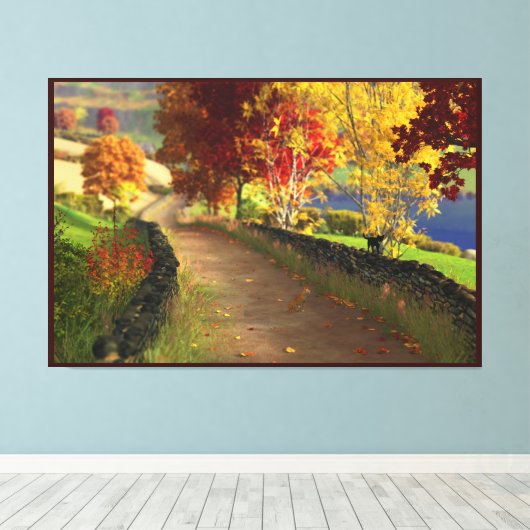 Herfst op het Glen Canvas (Insitu (Houten vloer))