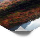 Herfst op het Heart Lake Poster (Hoek)