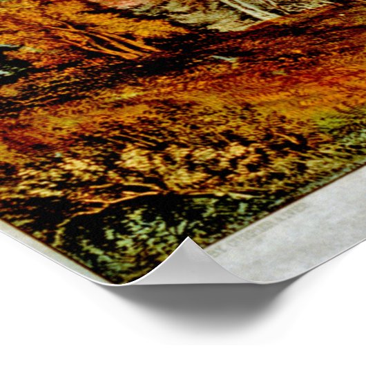 Herfst op het meer van George Poster (Hoek)