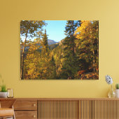 Herfst op het pad naar Dream Lake Canvas Afdruk (Insitu (Woonkamer))
