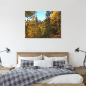 Herfst op het pad naar Dream Lake Canvas Afdruk (Insitu (Slaapkamer))