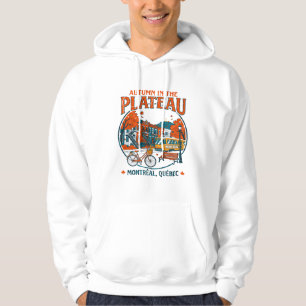 Herfst op het Plateau Montreal Quebec Hoodie