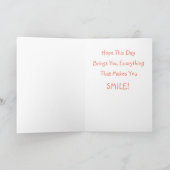 Herfst op het River Birthday Wenskaart Kaart (Binnen)