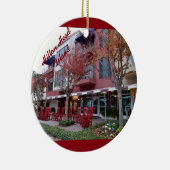 Herfst op Hilton Head Island - Harbour Town Shops Keramisch Ornament (Rechts)