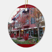 Herfst op Hilton Head Island - Harbour Town Shops Keramisch Ornament (Links)