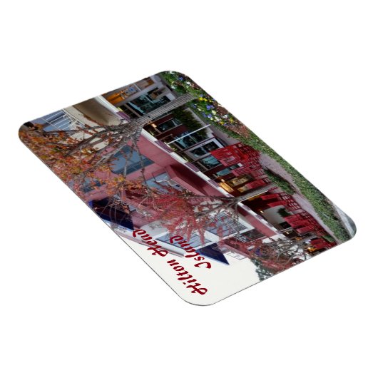 Herfst op Hilton Head Island - Harbour Town Shops Magneet (Rechterzijde)