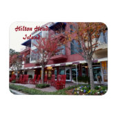 Herfst op Hilton Head Island - Harbour Town Shops Magneet (Horizontaal)