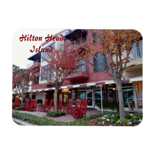 Herfst op Hilton Head Island - Harbour Town Shops Magneet