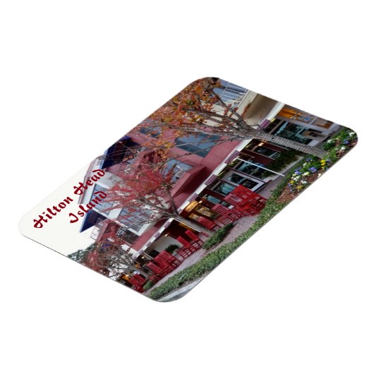 Herfst op Hilton Head Island - Harbour Town Shops Magneet (Linkerzijde)