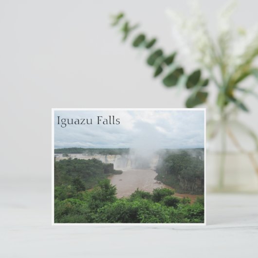herfst op iguazu briefkaart (Staand voorkant)