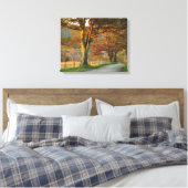 Herfst op Sparks Lane Canvas Afdruk (Insitu (Slaapkamer))