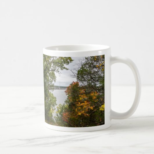 Herfst op Truman-dam Koffiemok (Rechts)