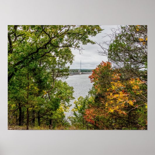 Herfst op Truman-dam Poster (Voorkant)