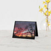 Herfst, oplosmiddel, zonsondergang, kleurrijk, wen kaart (Gele Bloem)