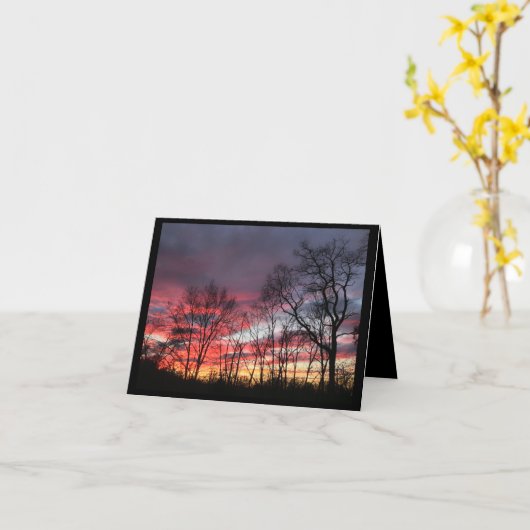 Herfst, oplosmiddel, zonsondergang, kleurrijk, wen kaart (Gele Bloem)