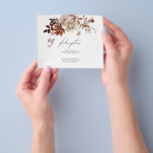 Herfst Opvanginformatie Invoegen |Begrotingsbrochu Flyer (Hand)