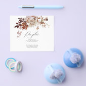 Herfst Opvanginformatie Invoegen |Begrotingsbrochu Flyer (Enkel)