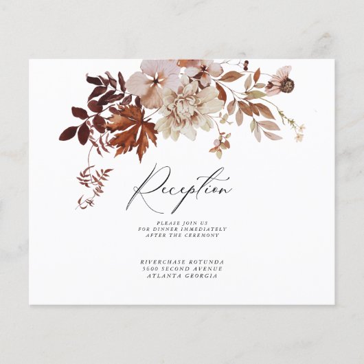 Herfst Opvanginformatie Invoegen |Begrotingsbrochu Flyer (Voorkant)