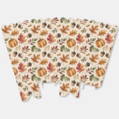 Herfst Oranje Aquarel Pompoen Bladeren Popcorn Bedankdoosjes (Ongevouwen)
