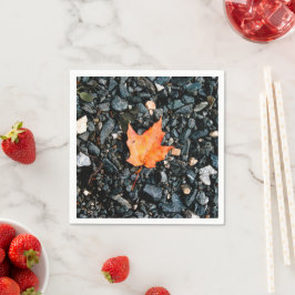 Herfst Oranje blad Servet