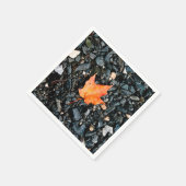 Herfst Oranje blad Servet (Hoek)