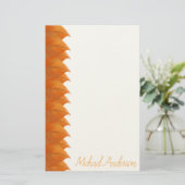 Herfst Oranje Bladeren Briefpapier (Staand voorkant)