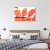 Herfst Oranje Bladeren Canvas Afdruk (Insitu (Slaapkamer))