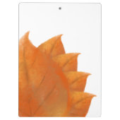 Herfst Oranje Bladeren Klembord (Achterkant)