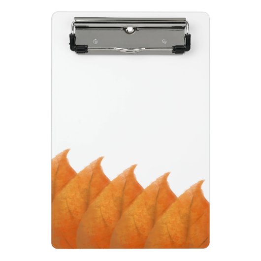 Herfst Oranje Bladeren Mini Klembord (Voorkant)