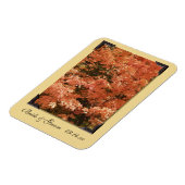 Herfst Oranje lekkernij die de datum bewaart Magneet (Linkerzijde)